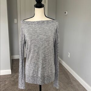 Athleta Gray Short Sleeve Tee